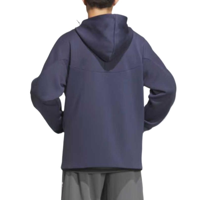 Adidas Куртка FOS Collection унисекс тёмно-синий/ярко-белый, Navy Blue/Bright White — фото 4