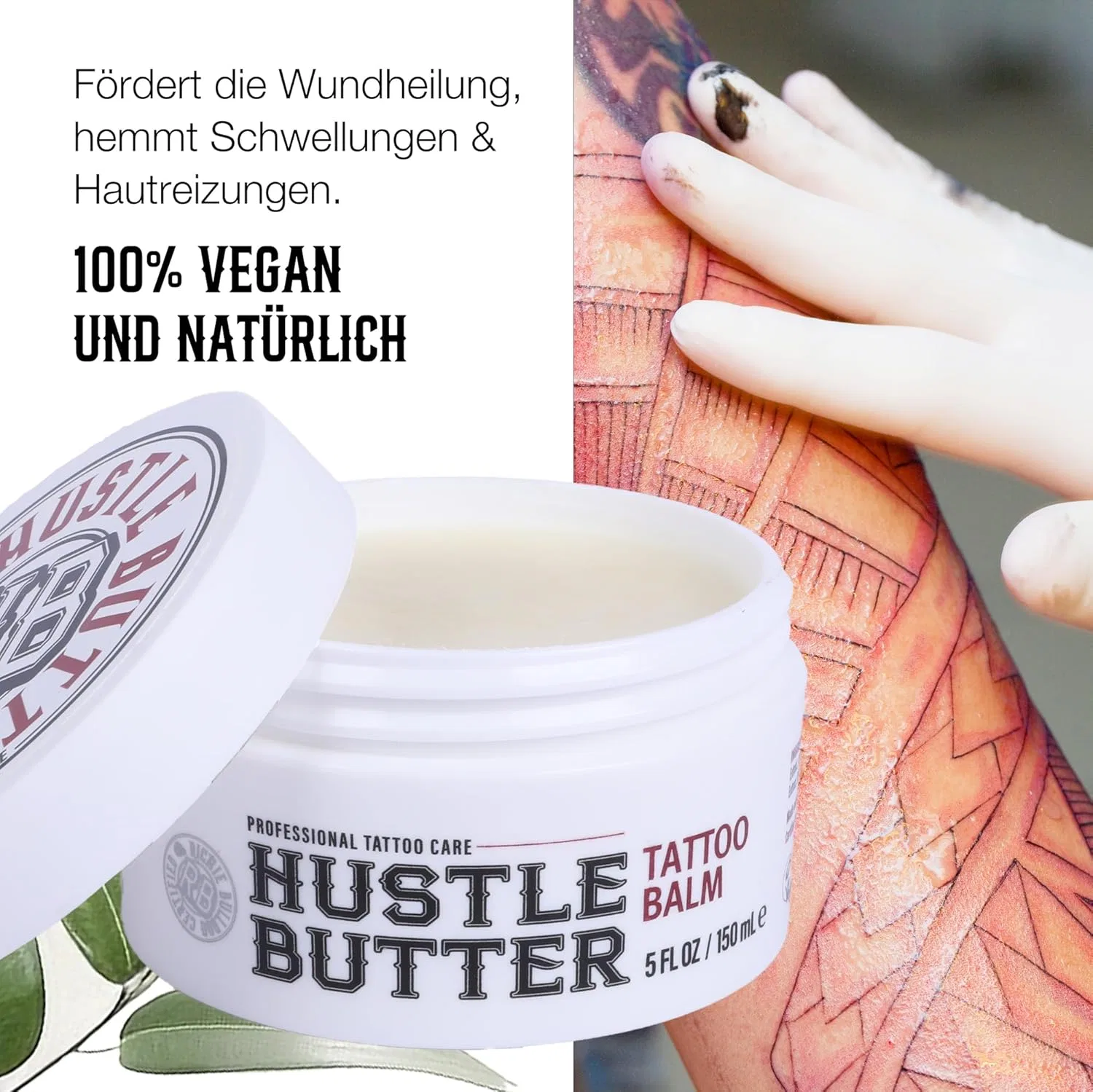 Набор для ухода за татуировками Hustle Butter Deluxe 150 мл и Hustle Butter Foaming Tattoo Soap 207 мл Hustle Butter Deluxe — фото 4