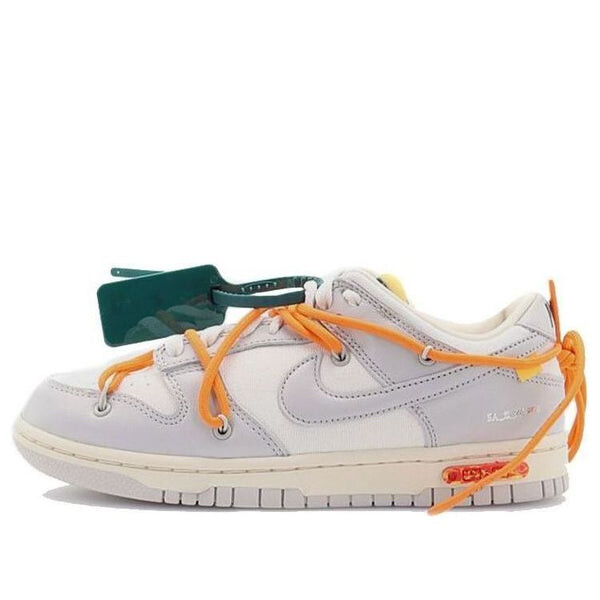 

Кроссовки x off white dunk low Nike, серый