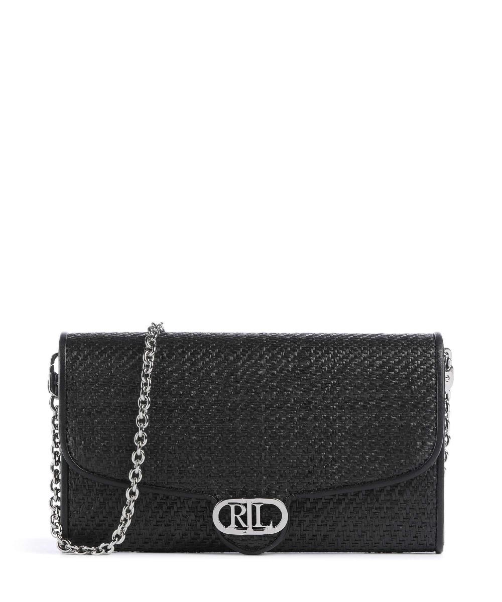 

Кошелек Adair 20 из рафии Lauren Ralph Lauren, черный