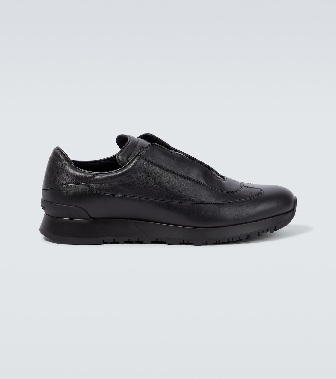 

Кроссовки river из кожи John Lobb, черный