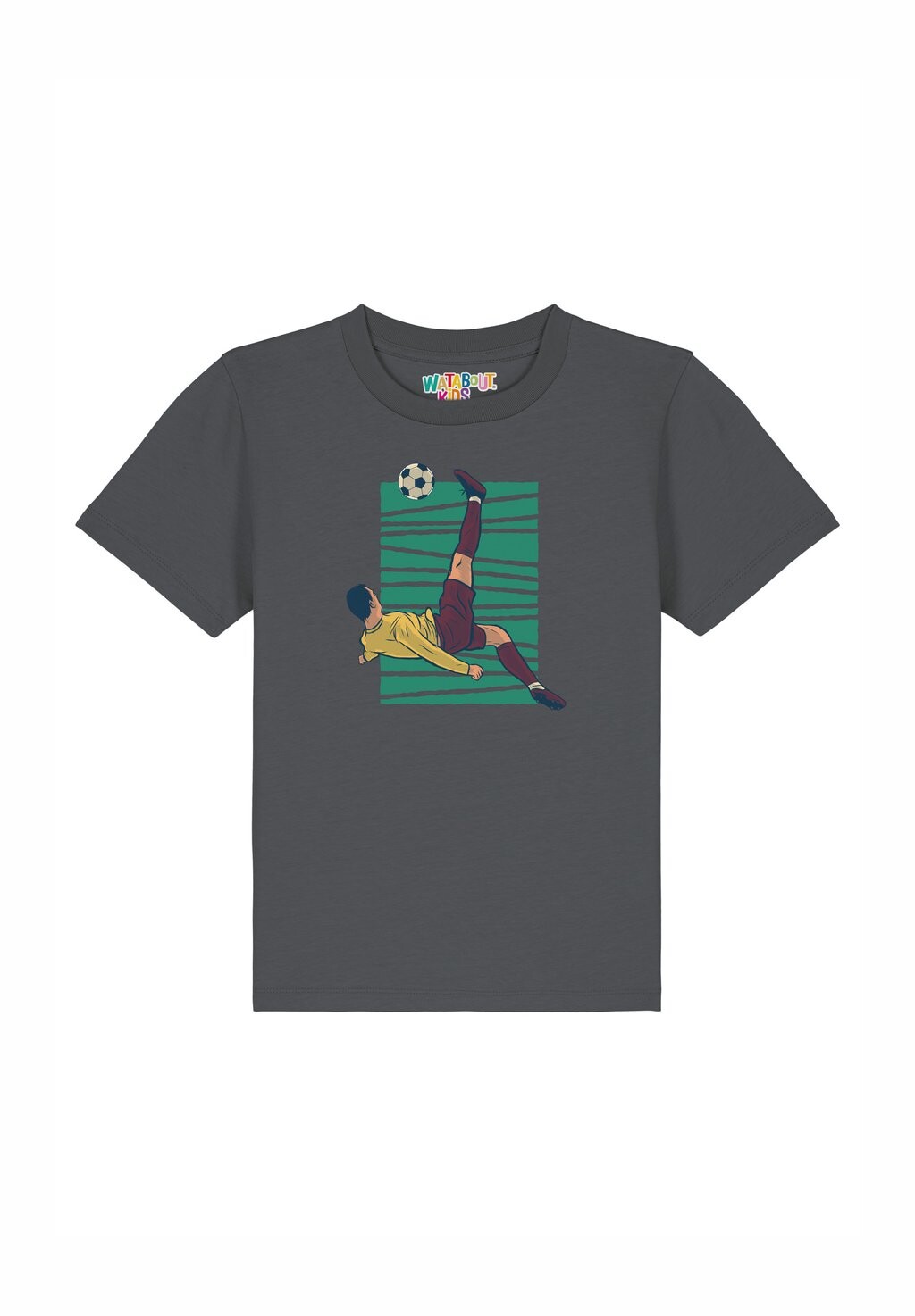 

Футболка с принтом FUSSBALL Watapparel, цвет anthracite