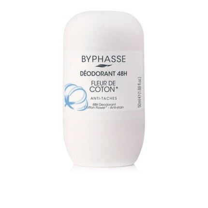 

Шариковый дезодорант унисекс Hygiene Cotton Flower 24 часа 50 мл, Byphasse