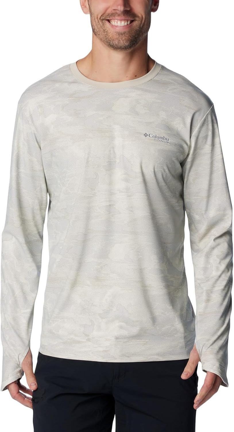 

Columbia мужская футболка Summit Valley Sun Deflector с длинным рукавом, Dark Stone Beachwood, Коричневый, Columbia мужская футболка Summit Valley Sun Deflector с длинным рукавом, Dark Stone Beachwood