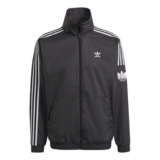 

Куртка Adidas Adicolor 3D Trefoil 3-Stripes Track Jacket 'Black White', черный