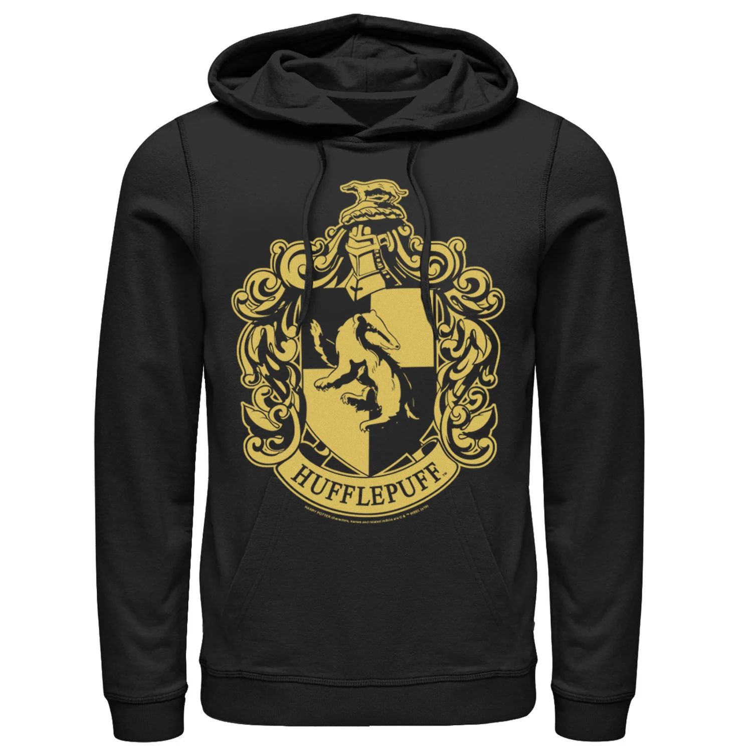 

Мужской пуловер с капюшоном Hufflepuff House Crest Harry Potter