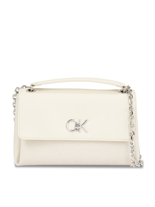 

Классическая сумка Re-Lock Conv Shoulder Bag_Jcq Calvin Klein, экрю, Белый, Классическая сумка Re-Lock Conv Shoulder Bag_Jcq Calvin Klein, экрю