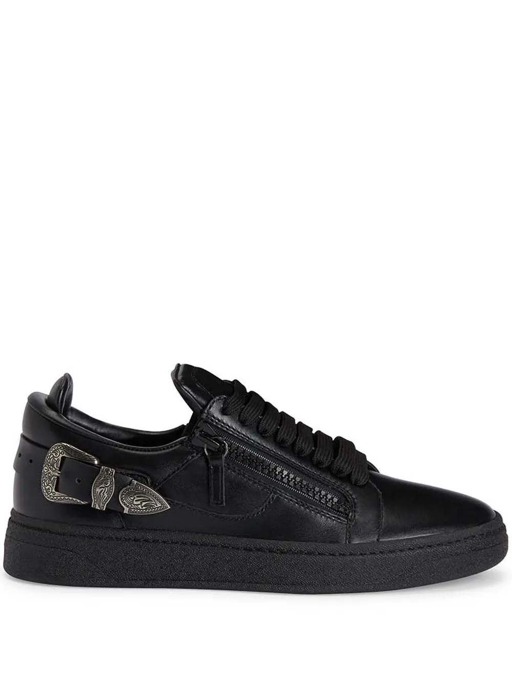 

Кожаные кроссовки Giuseppe Zanotti, черный