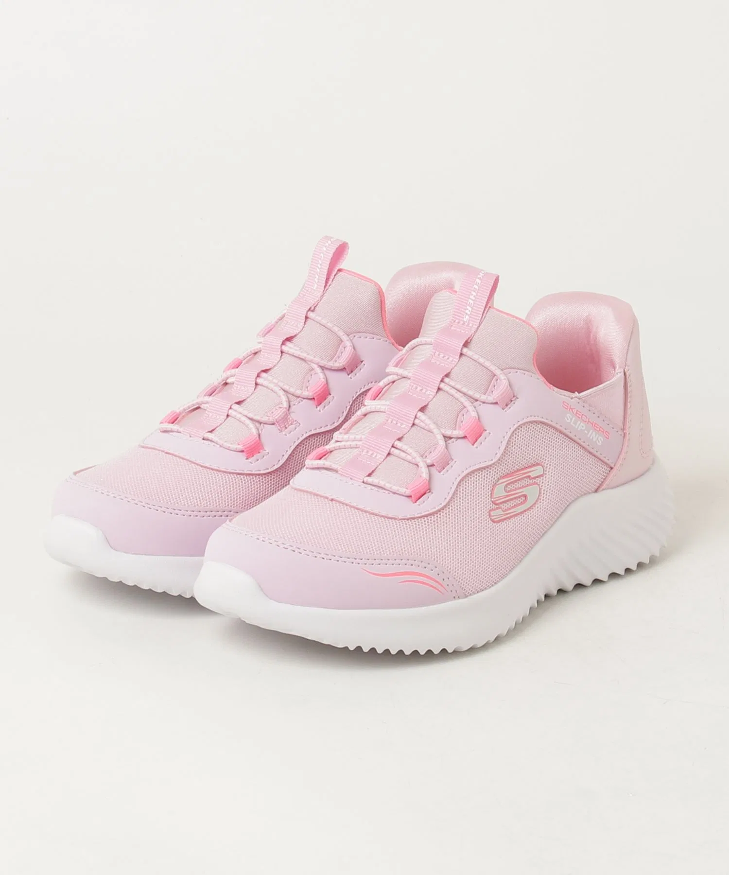 Детские кроссовки SKECHERS SLIP-INS:BOUNDER-SIMPLE CUTE розовые