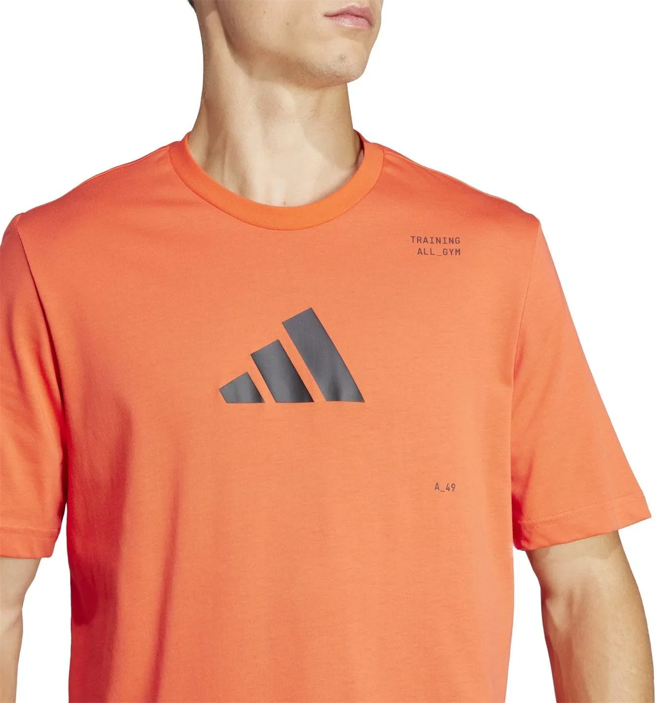 Футболка adidas Aeroready, ярко-красный — фото 3
