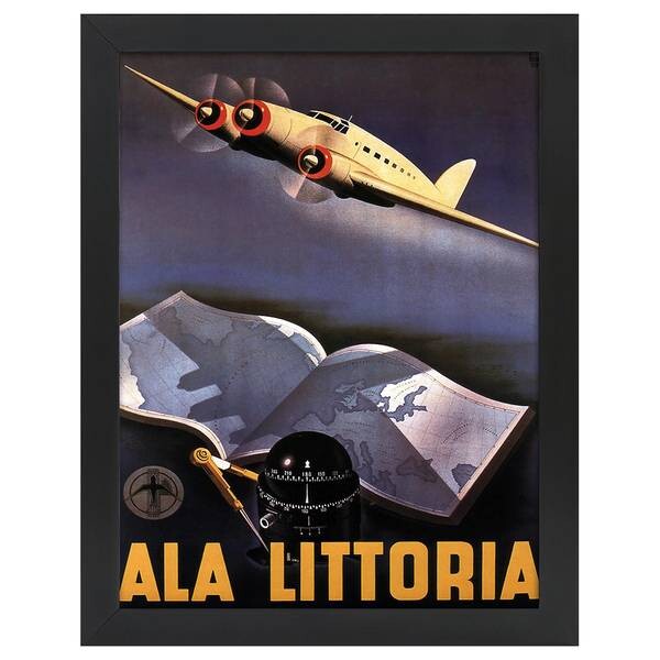 

Рамка для фотографий LegendArte Poster ALA Littoria, черный