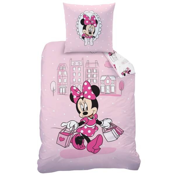 

Постельное белье из бобра с минни маус от disney. Mtonlinehandel, розовый