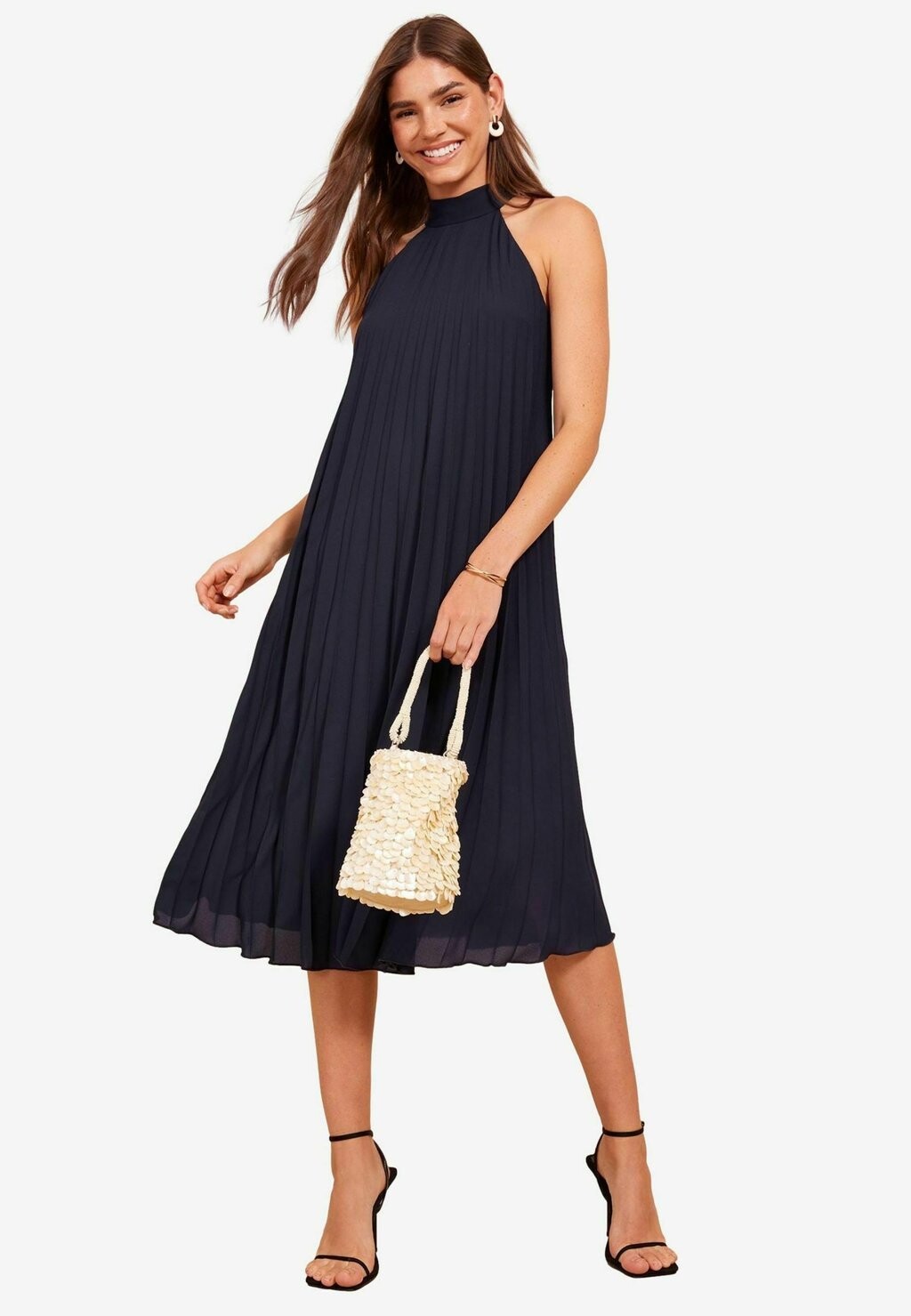 

Дневное платье HALTER NECK MIDI-REGULAR FIT Friends Like These, синий