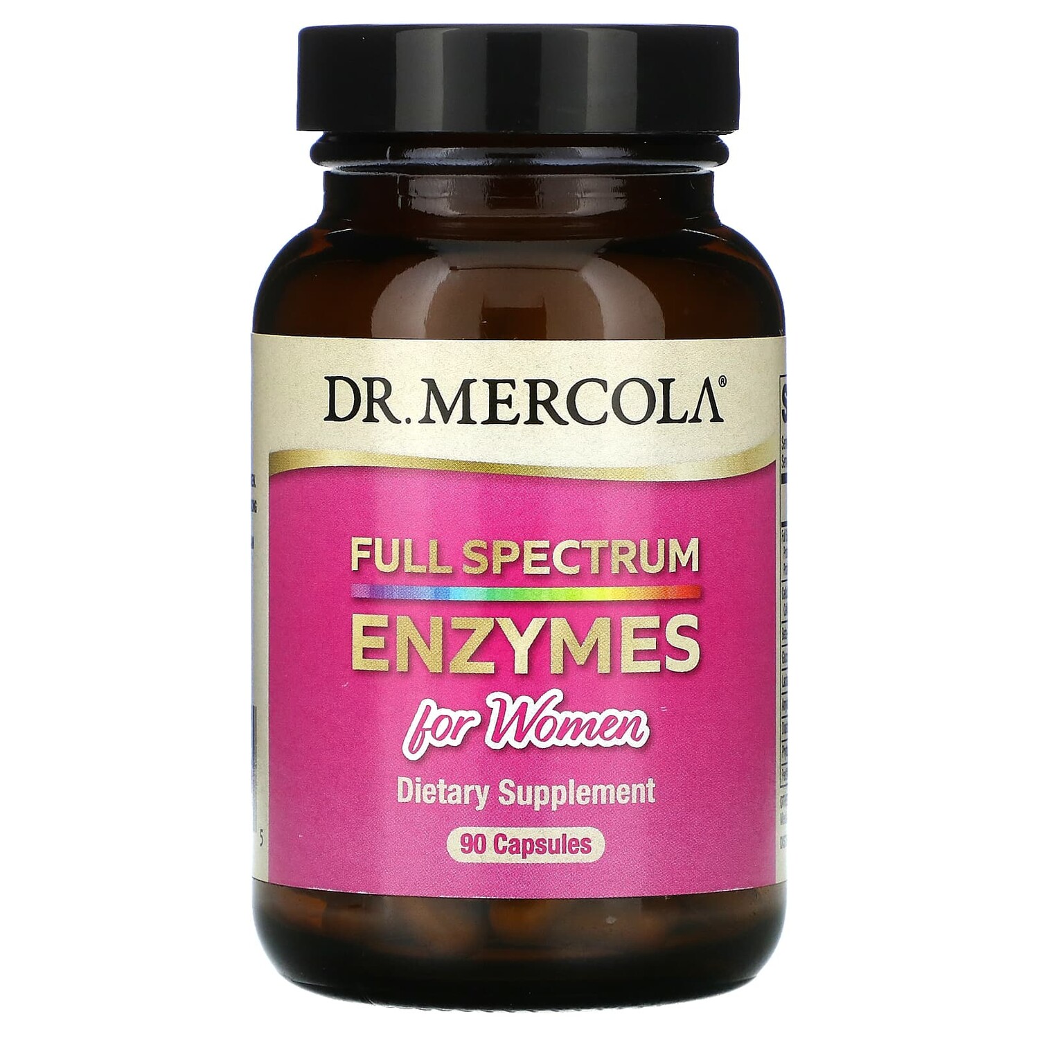 

Dr. Mercola Full Spectrum Enzymes For Women 90 Capsules