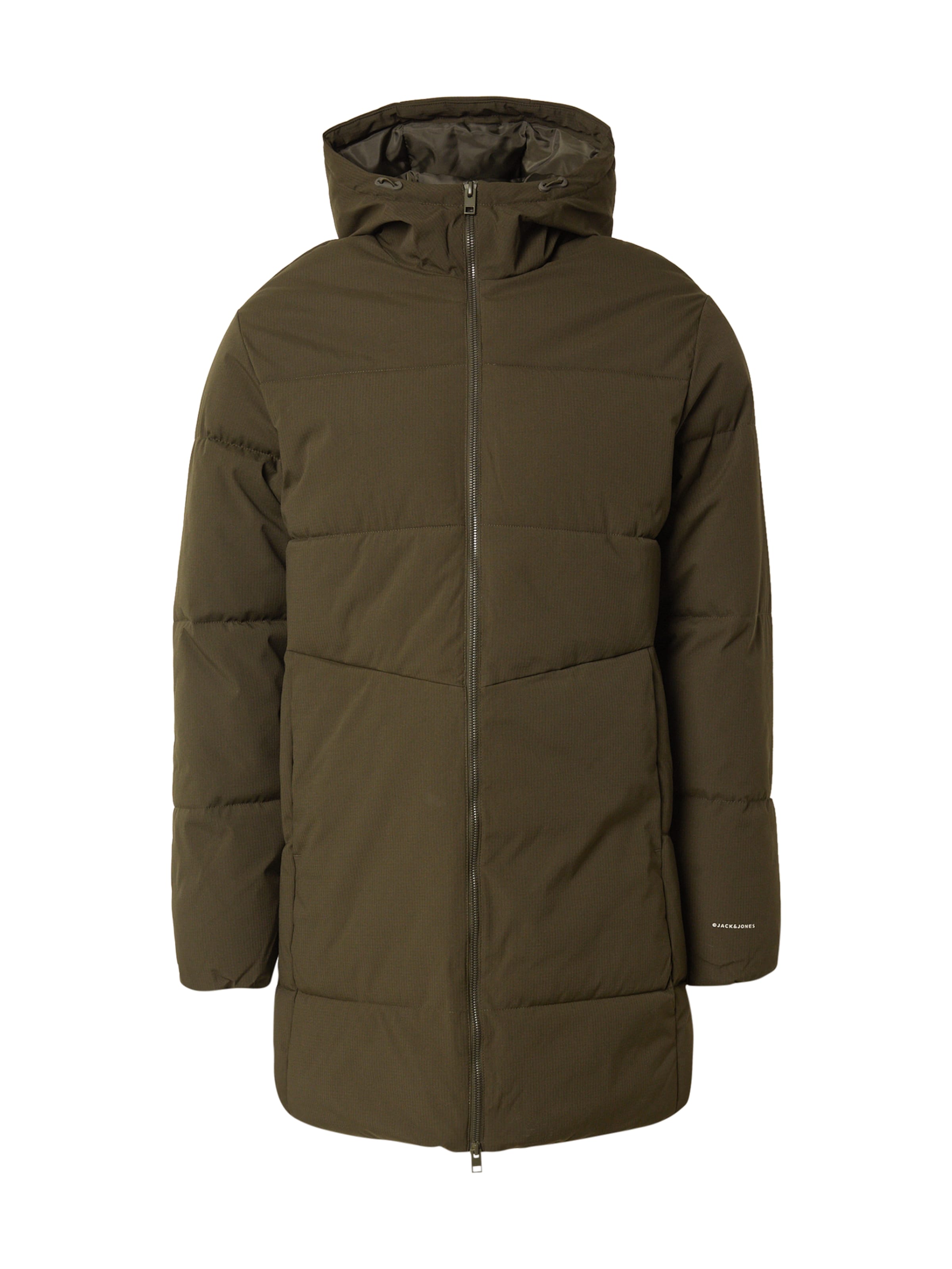 

JACK & JONES Зимняя куртка 'JWHBRADY' в темно-зеленом цвете