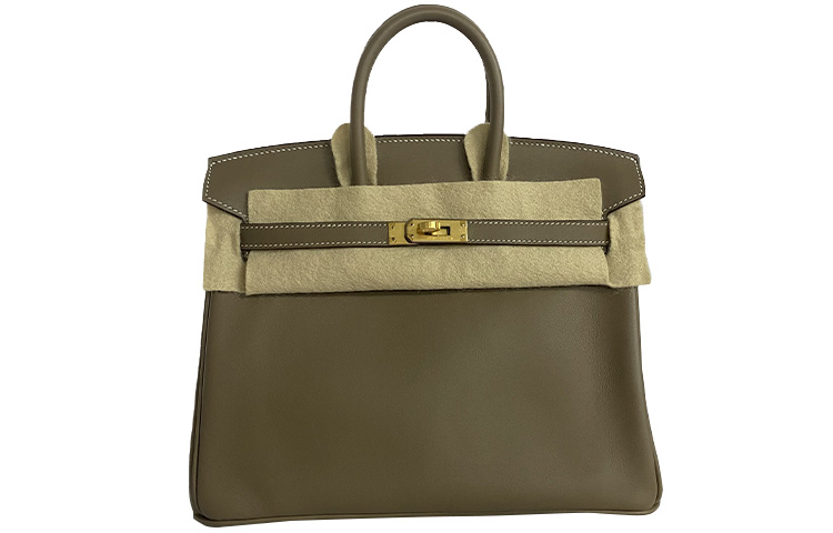 

Сумка Birkin Swift Leather Birkin Bag женская 18 Etoupe Elephant Gray HERMES
