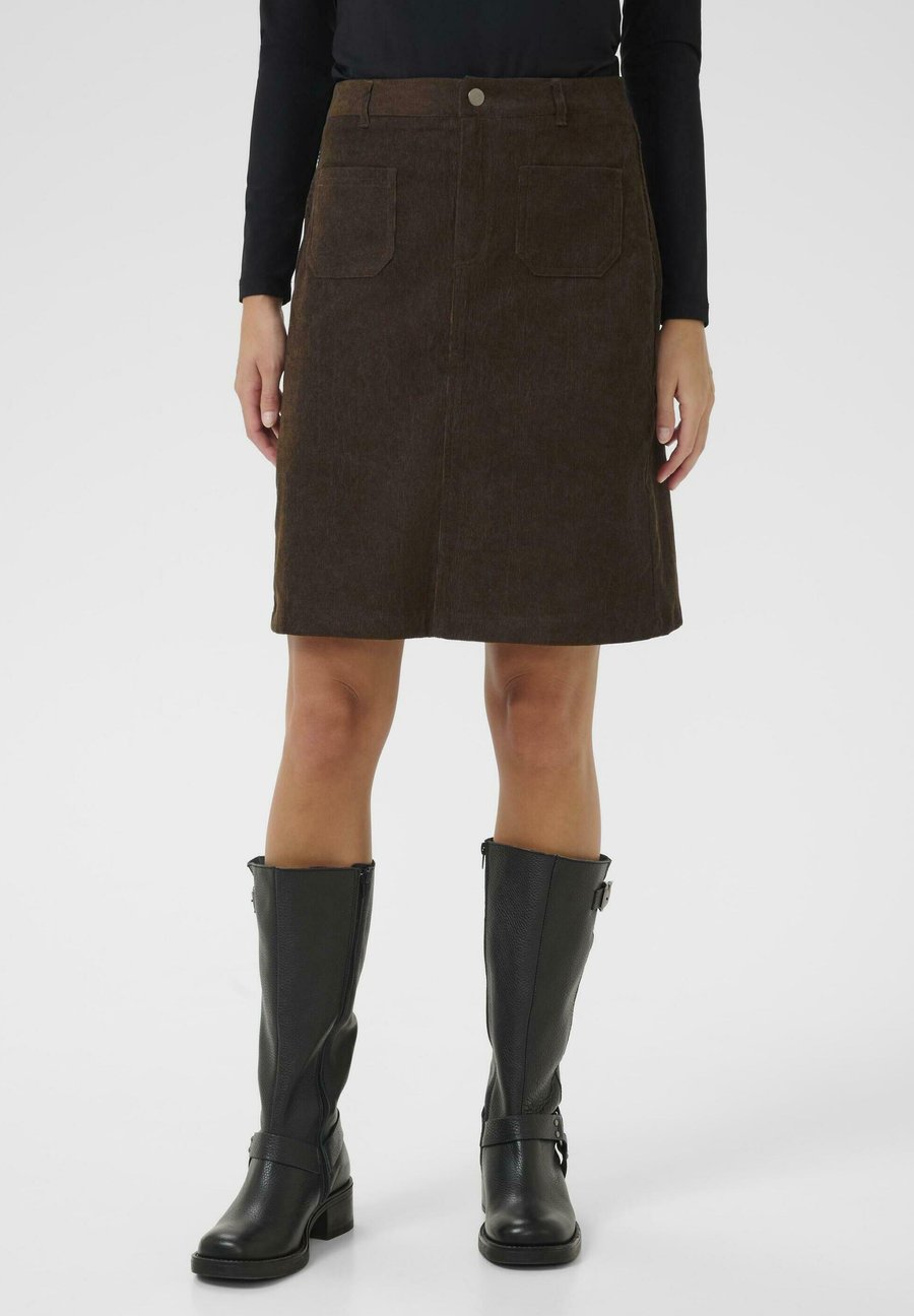 

Юбка Kaffe Pencil skirt, Chocolate Brown Cc/Dark Brown