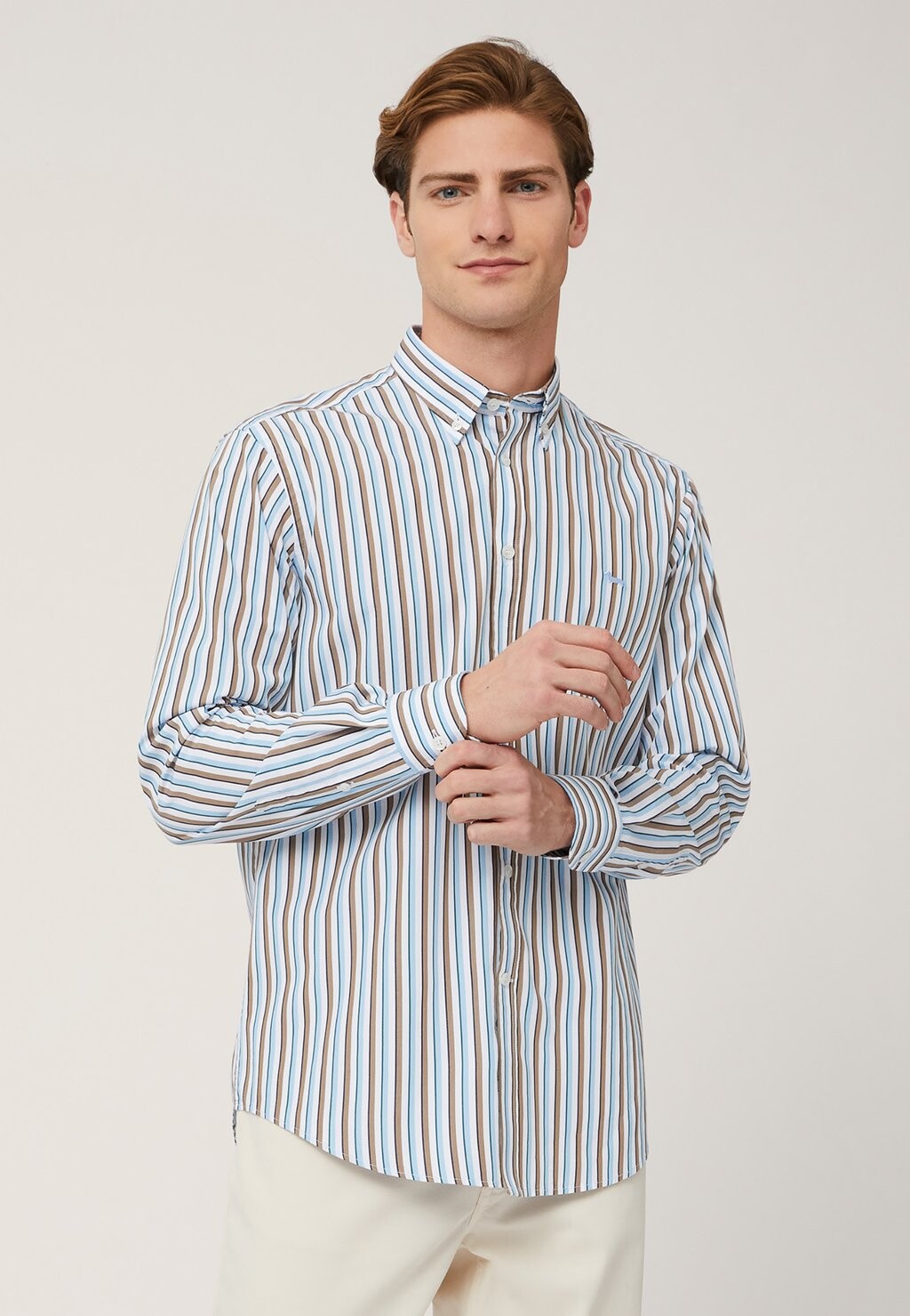 

Рубашка A RIGHE Harmont & Blaine, цвет Mottled Light Blue
