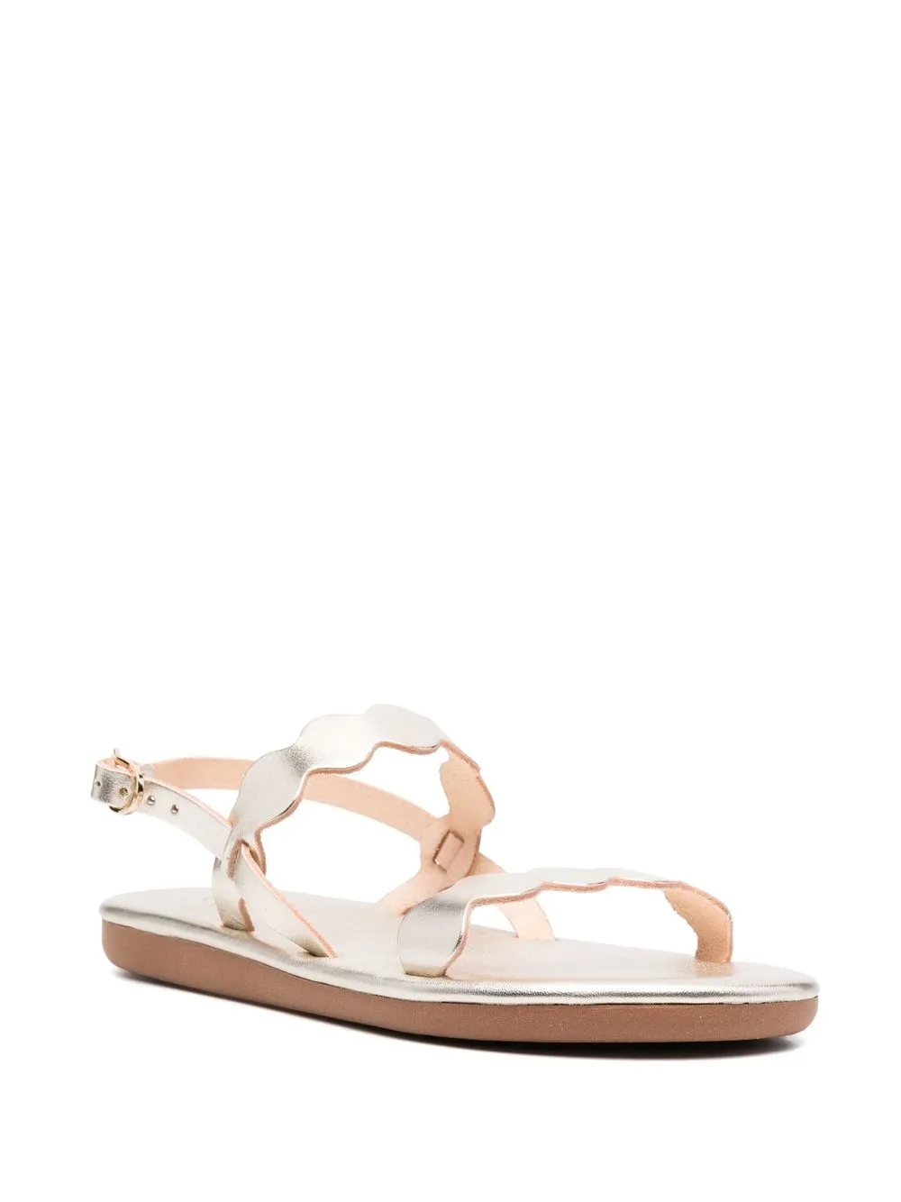 Сандалии с ремешком на пятке Ancient Greek Sandals, золотой — фото 2