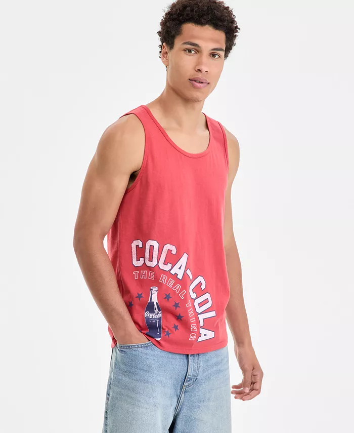 

Мужская майка Coca Cola с принтом Tai Apparel, красный