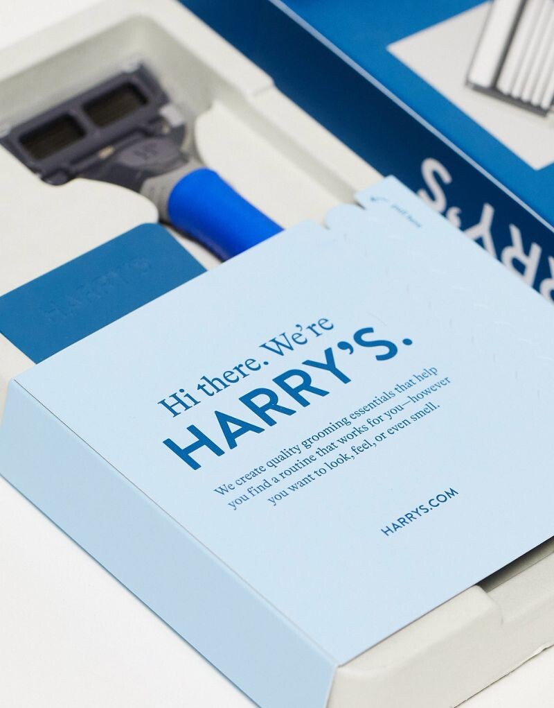 Бритва Трумэна Гарри + лезвие в цвете индиго синий HARRY'S, Indigo blue — фото 3