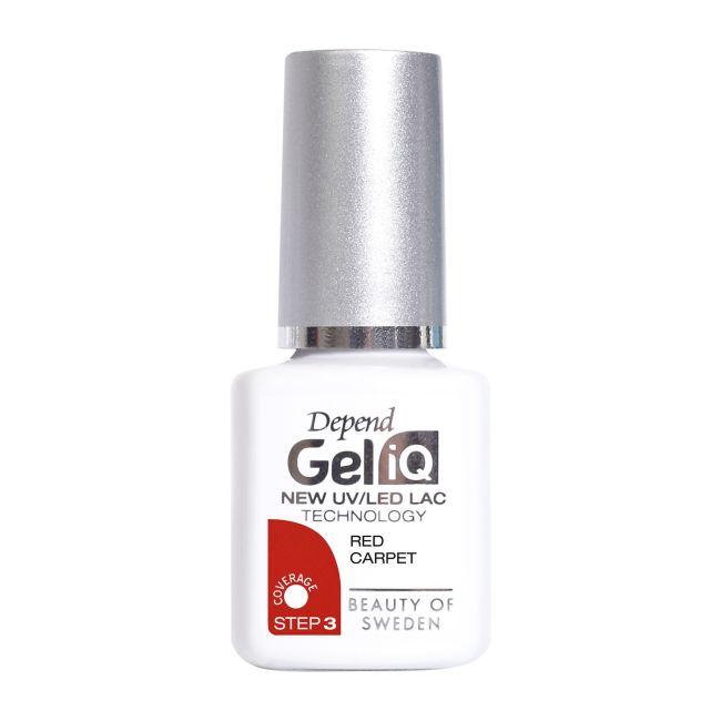 

Гель-Лак для ногтей Gel iq uv/led Depend, цвет red carpet, 5 мл