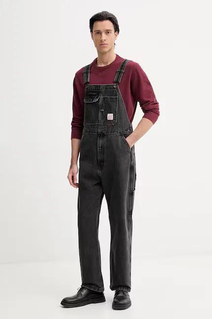 Комбинезон джинсовый свободный Overalls x Workwear Levi's, черный — фото 2