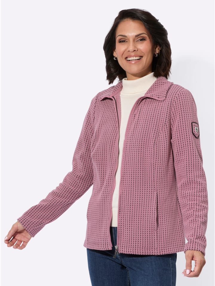 

Флисовая куртка пыльно-розового и черного цветов WITT WEIDEN