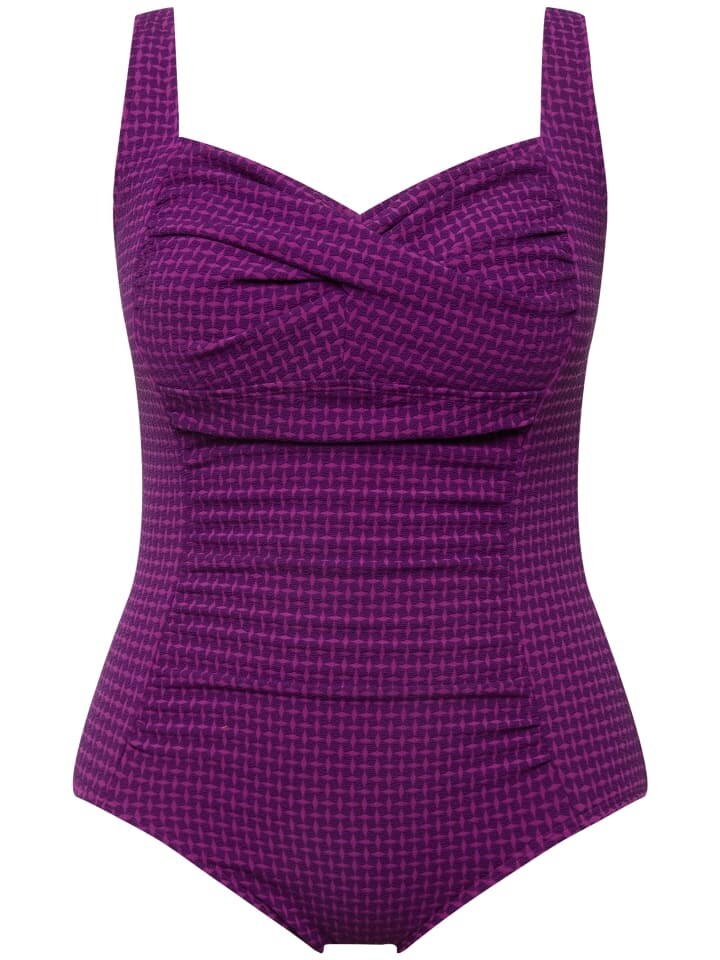 

Купальник Ulla Popken, цвет dunkles magenta