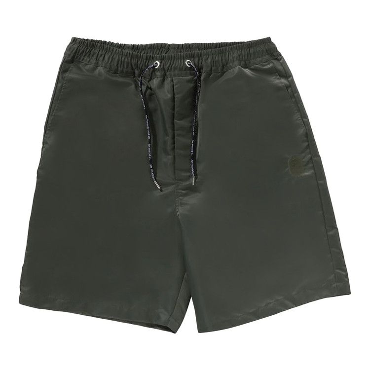 

Шорты BAPE Ape Head Nylon Twill Relaxed Fit Shorts, Olive Drab