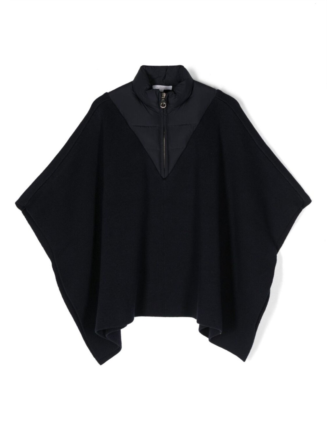 

Chloé Kids кейп с логотипом, синий