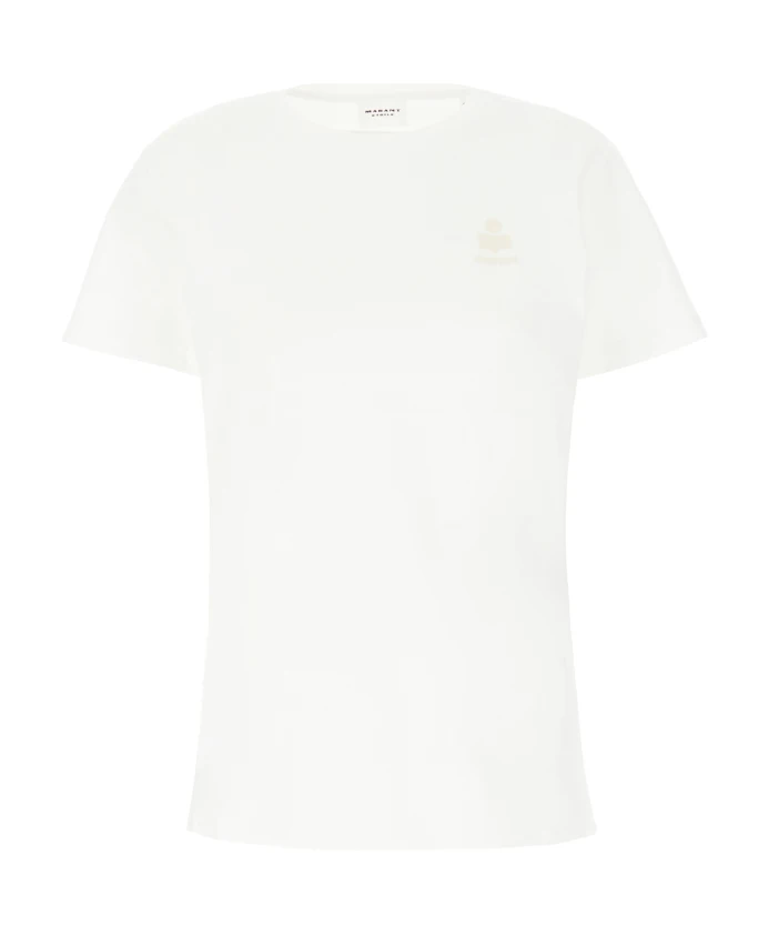 

Повседневная хлопковая футболка Marant Ãtoile, белый