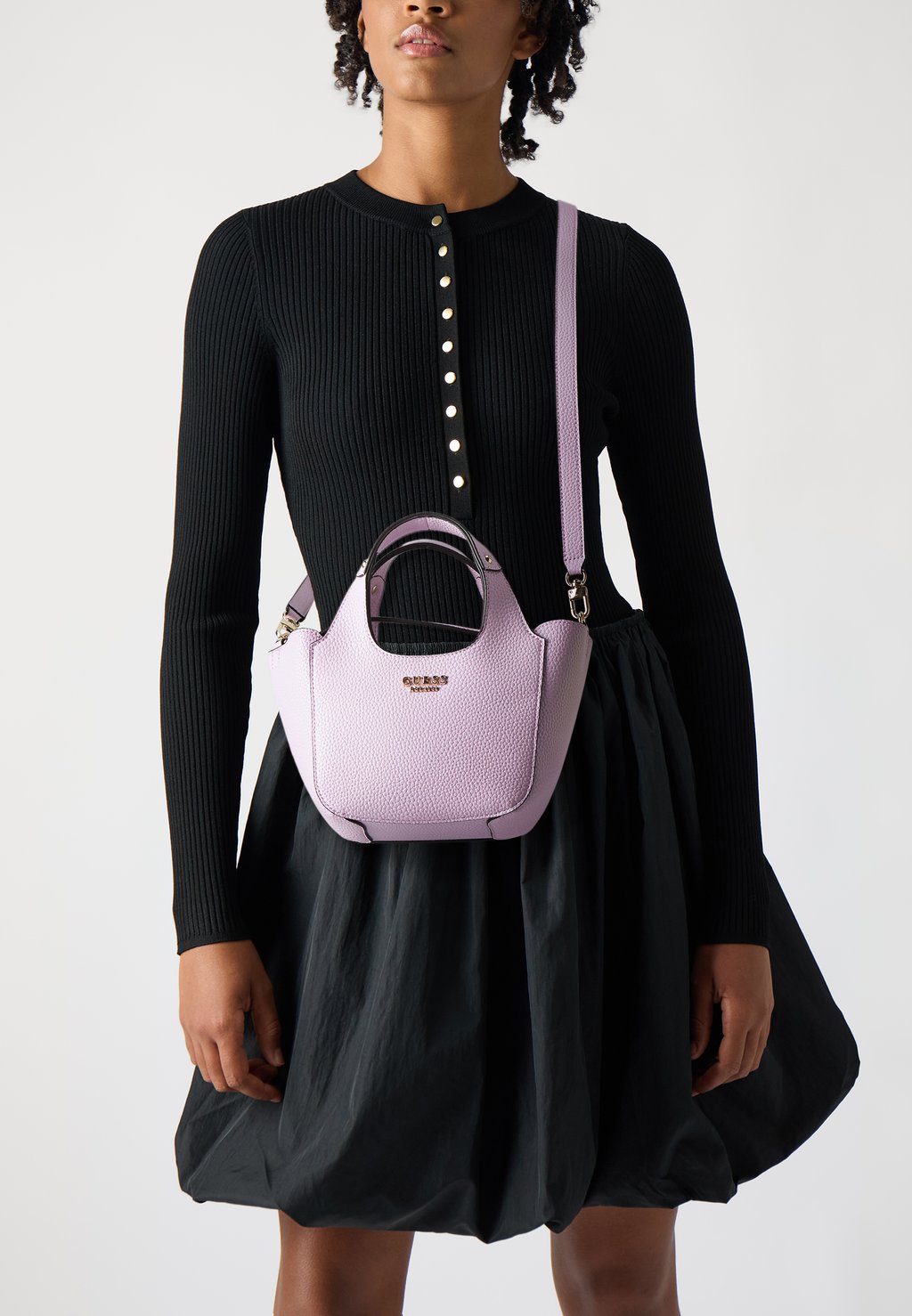

Сумка HELINA MINI TOTE SET Guess, светло-розовый