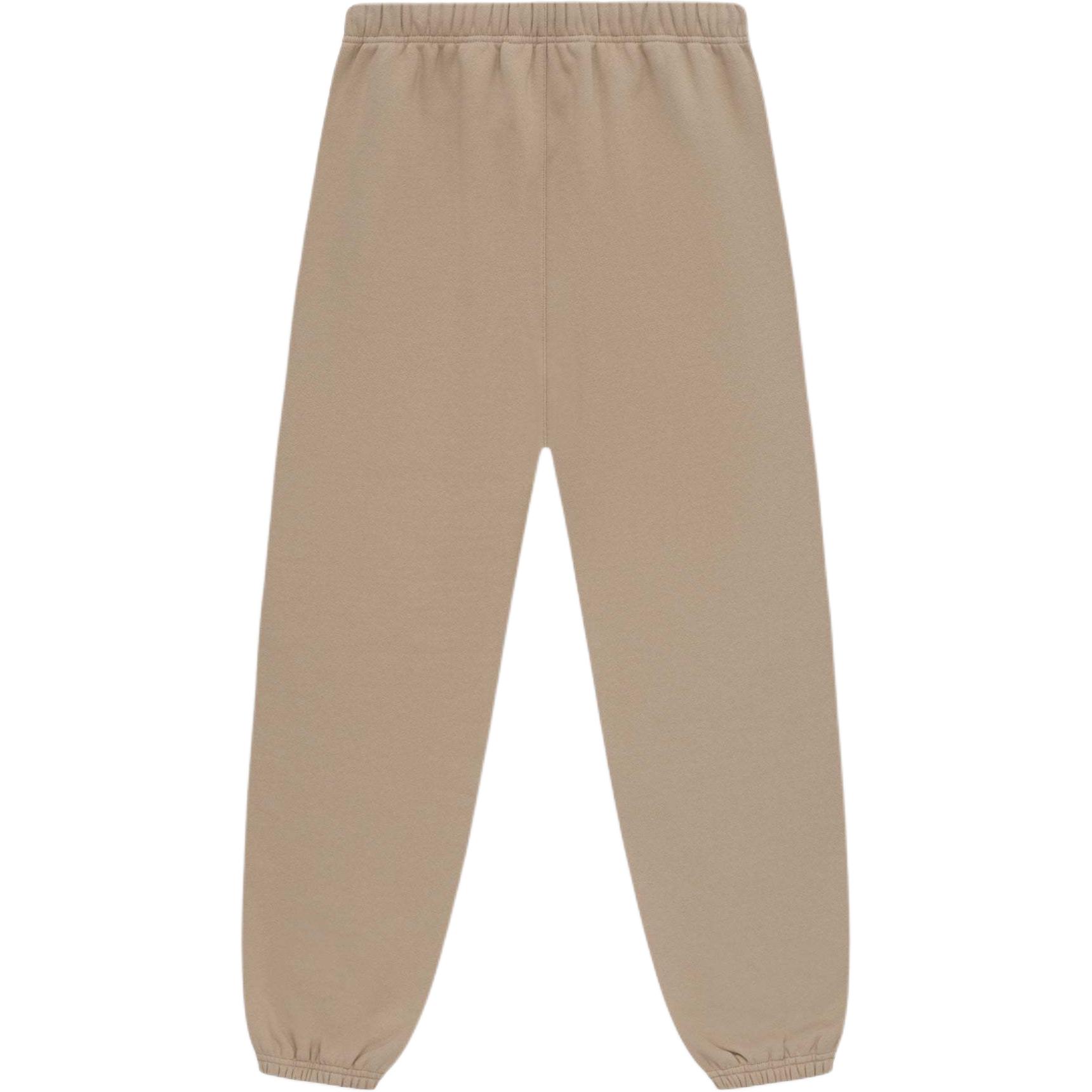 Флисовые базовые спортивные штаны Fear Of God Essentials, Песочный золотисто-коричневый/Песочный — фото 3