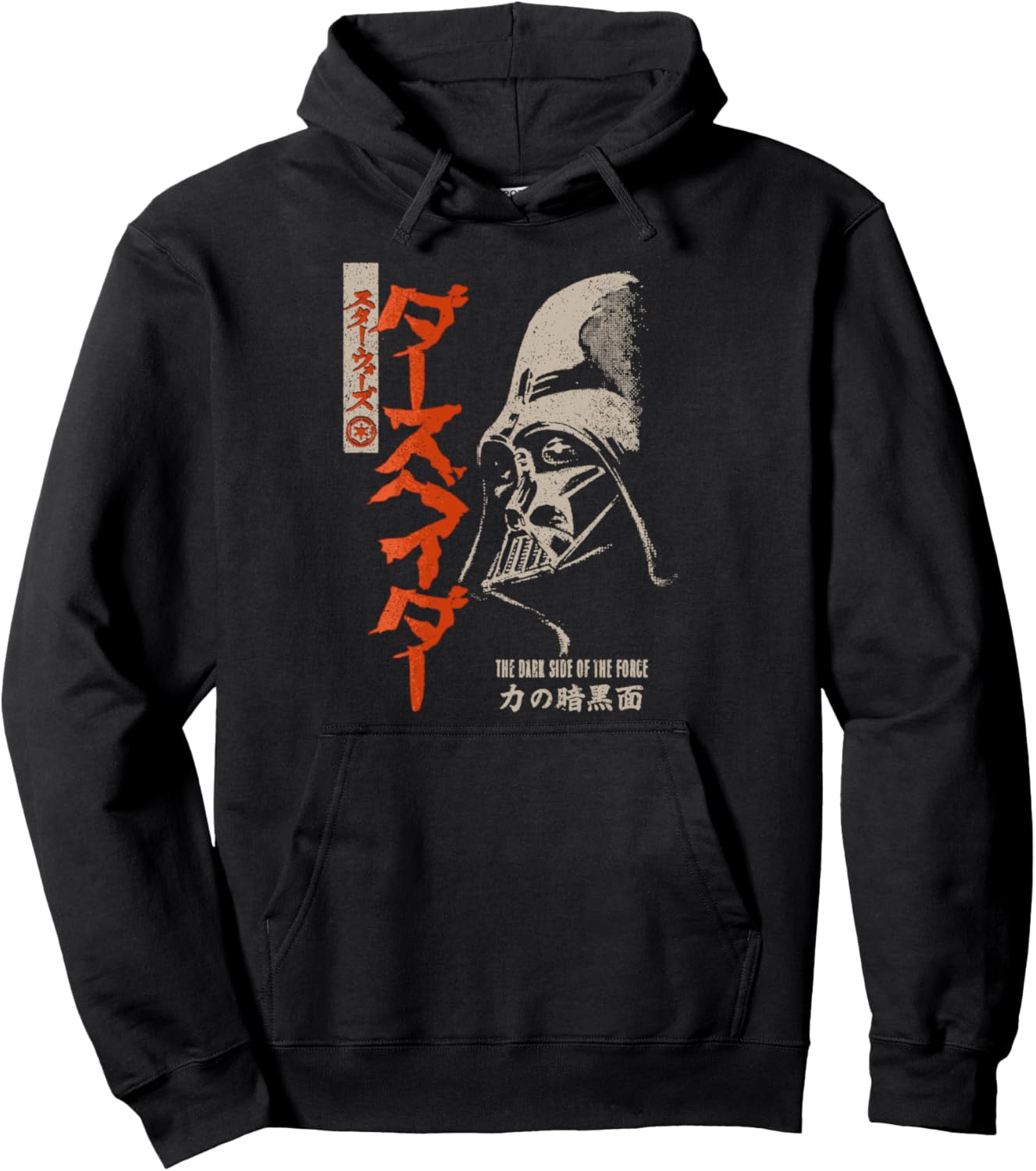 

Толстовка Star Wars Darth Vader Dark Side of the Force Kanji Disney+, черный