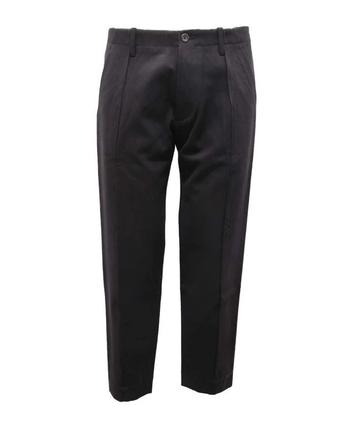 

Черные брюки из итальянского хлопка Nine In The Morning, черный