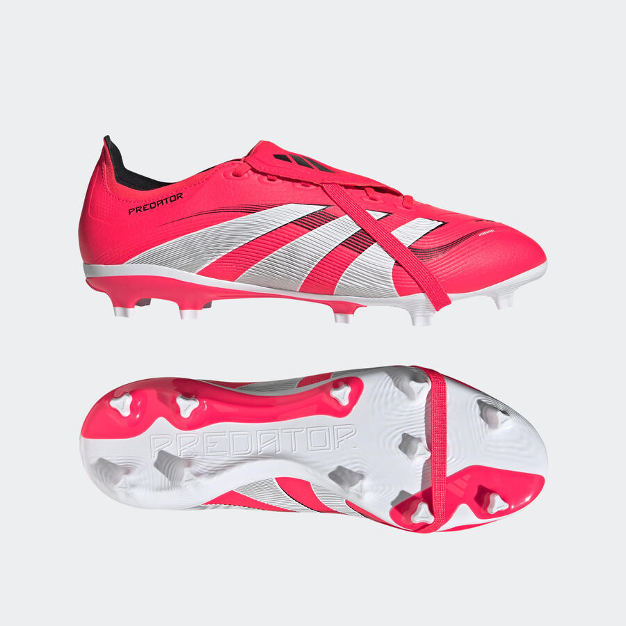 ADIDAS Футбольные бутсы женские/мужские FG/MG - Predator League Fold-Over Tongue, красные — фото 4