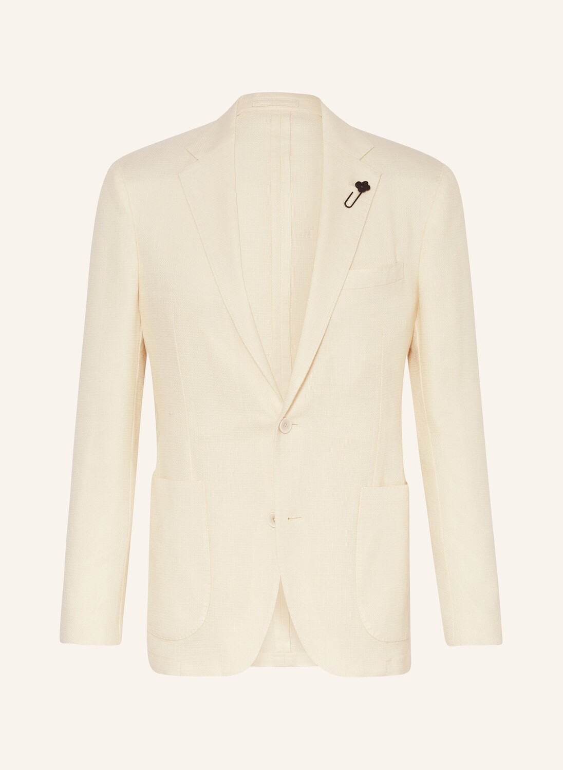 

Куртка очень узкого кроя LARDINI, цвет 100TW CREME