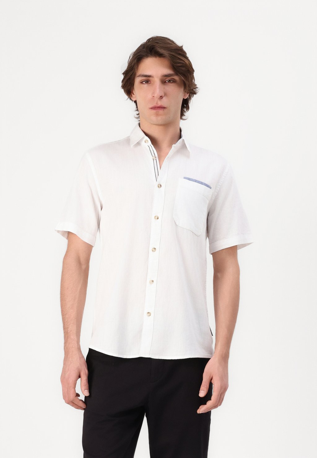 

Рубашка STRUCTURED TOM TAILOR, белый
