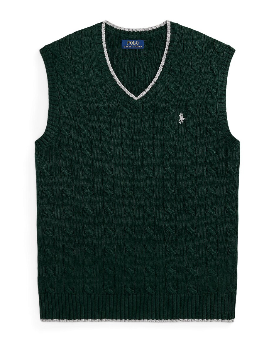 

Жилет-свитер Polo Ralph Lauren, темно-зеленый
