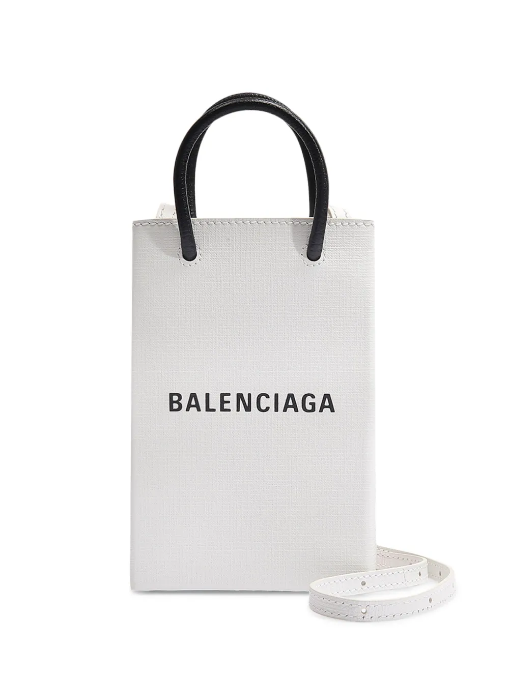 

Сумка-тоут с логотипом Balenciaga, белый