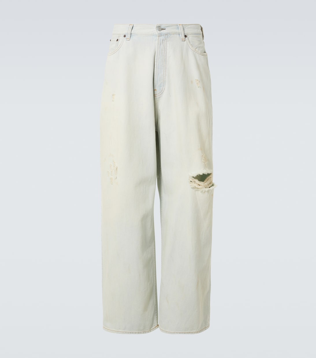 

Джинсы Super Baggy с широкими штанинами Acne Studios, светло-синий