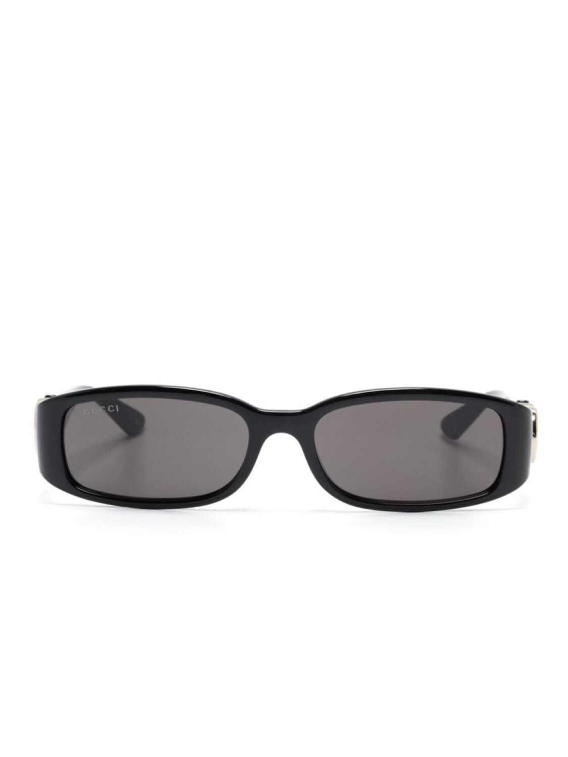 

Gucci Eyewear солнцезащитные очки с логотипом Interlocking G, черный