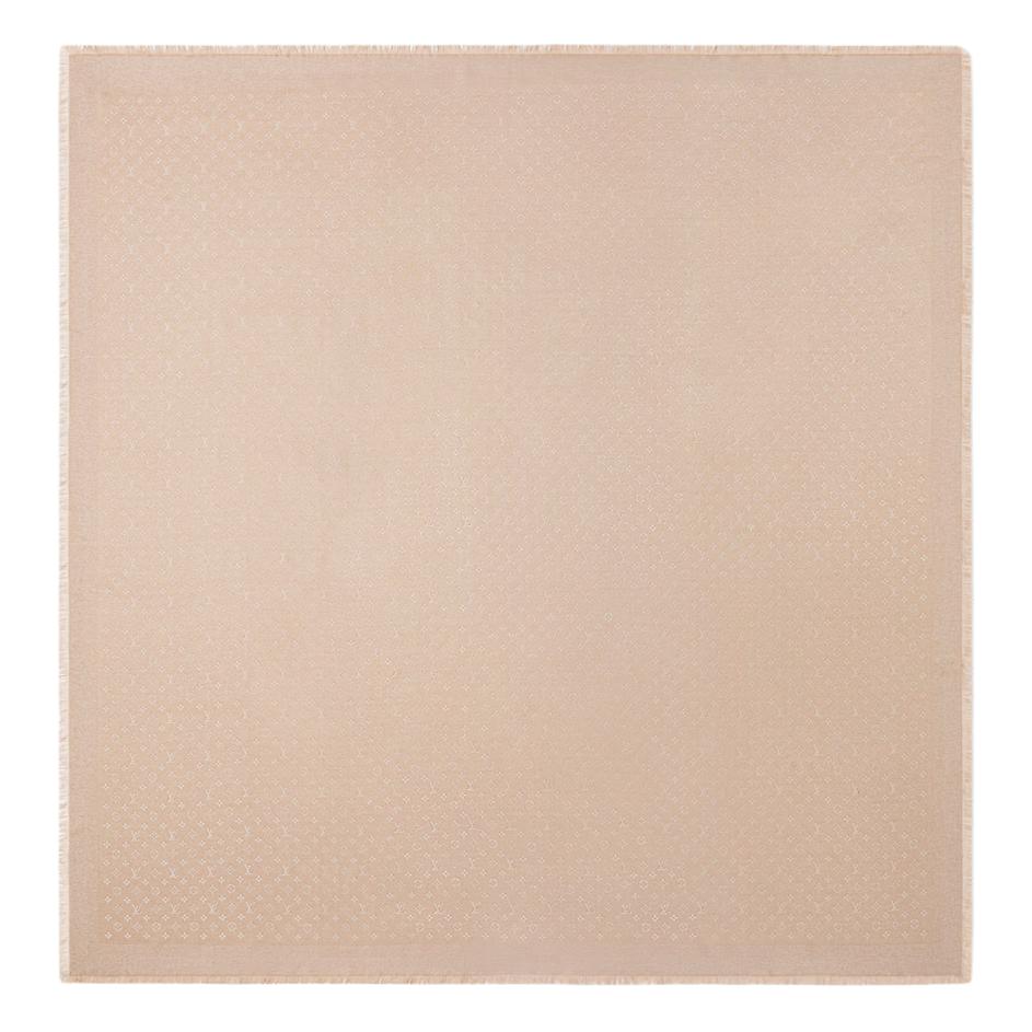 

LOUIS VUITTON Шёлковый шаль унисекс бежевый, Beige