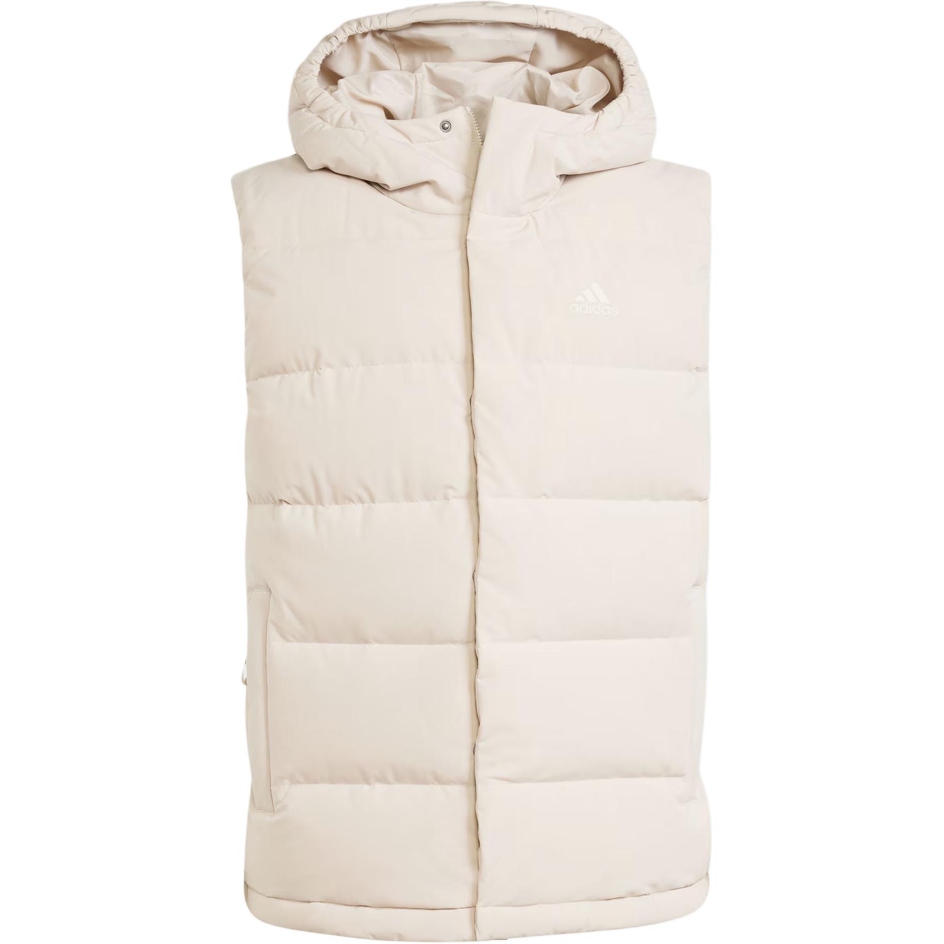 

Adidas With AdiClub Helionic Hooded Down Vest, Light Umber