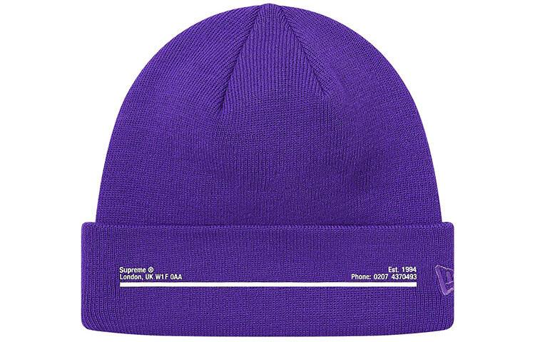 

Шапка Supreme New Era, фиолетовый