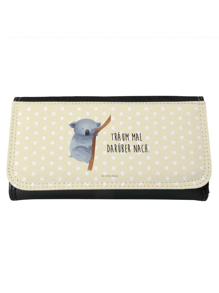 

Кошелек Mr. & Mrs. Panda, желтый пастельный