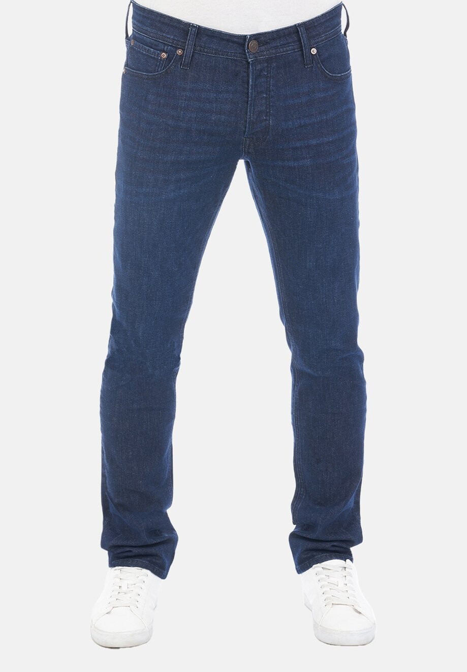 

Джинсы приталенного кроя JJIGLENN Jack & Jones, цвет blue denim