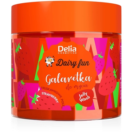 

Гель для душа Dairy Fun Strawberry Jelly, 350 г, Delia Cosmetics