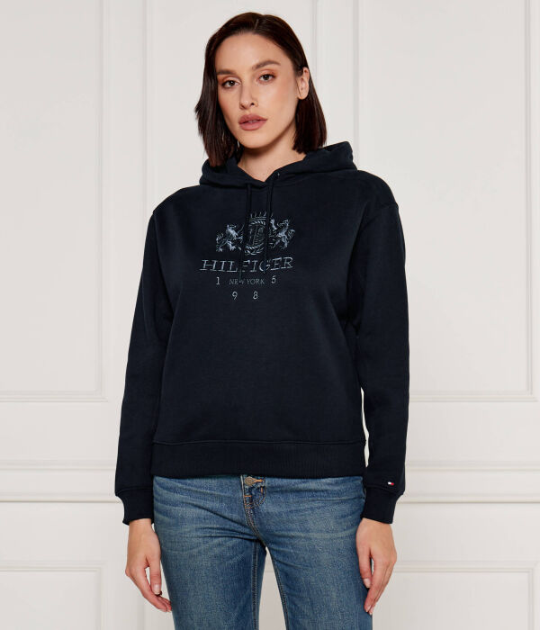

Толстовка женская Tommy Hilfiger с рисунком, синий